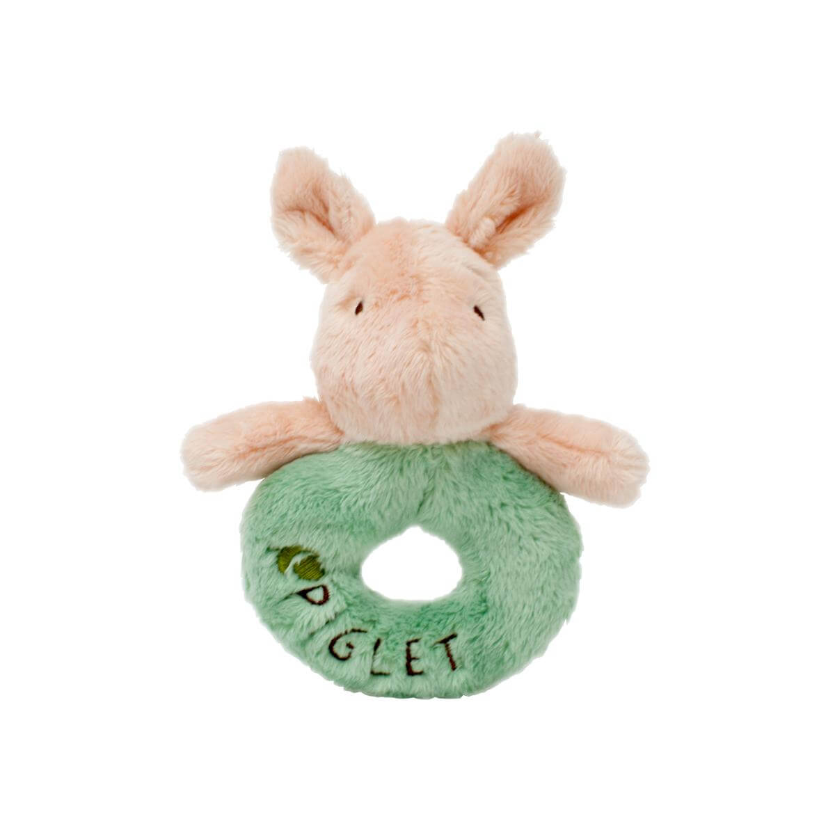 Rainbow Designs Classic Piglet Ring Rattle