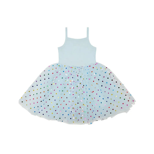 Bob & Blossom Sky Spot Dress