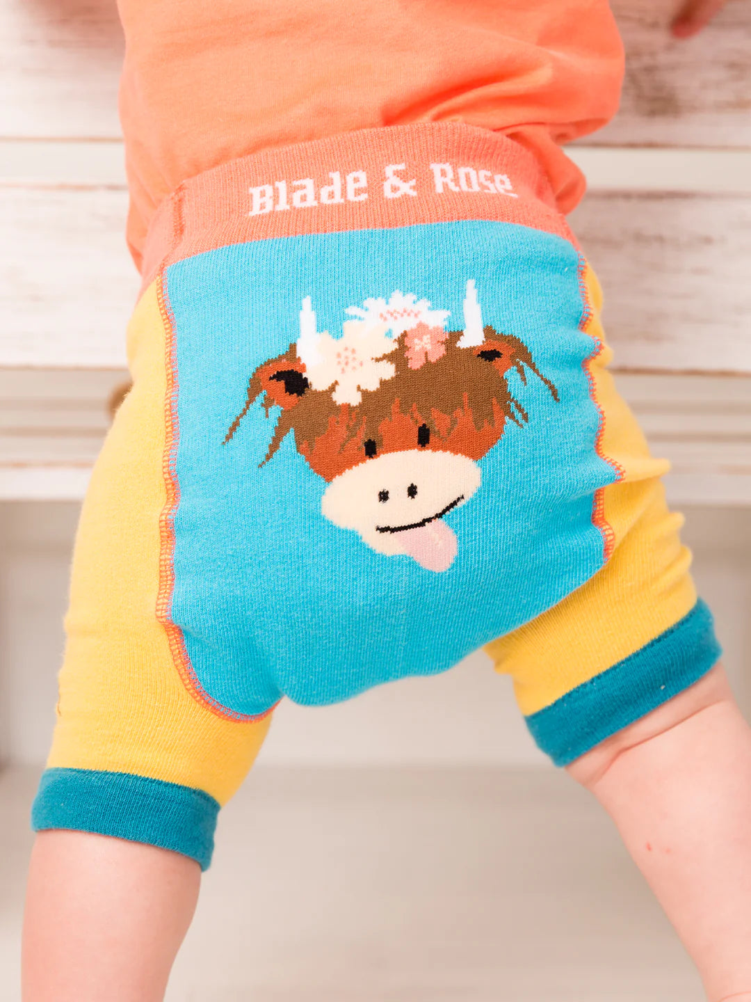 Blade & Rose Bonnie Highland Cow Shorts