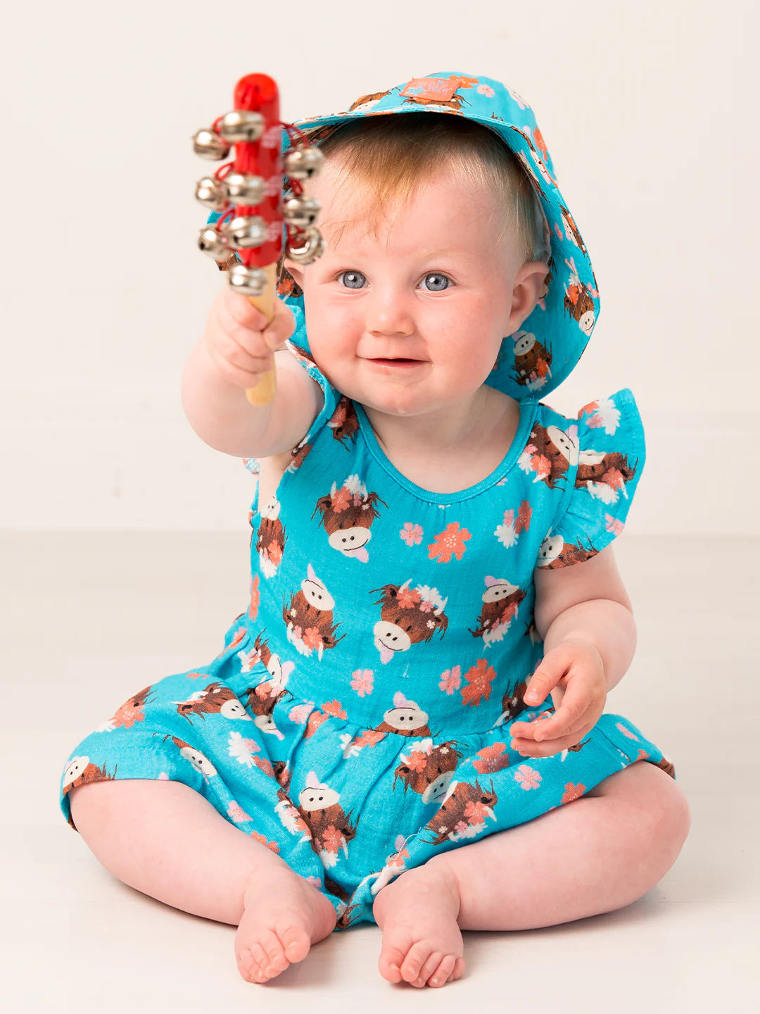 Blade & Rose Bonnie Highland Cow Dress