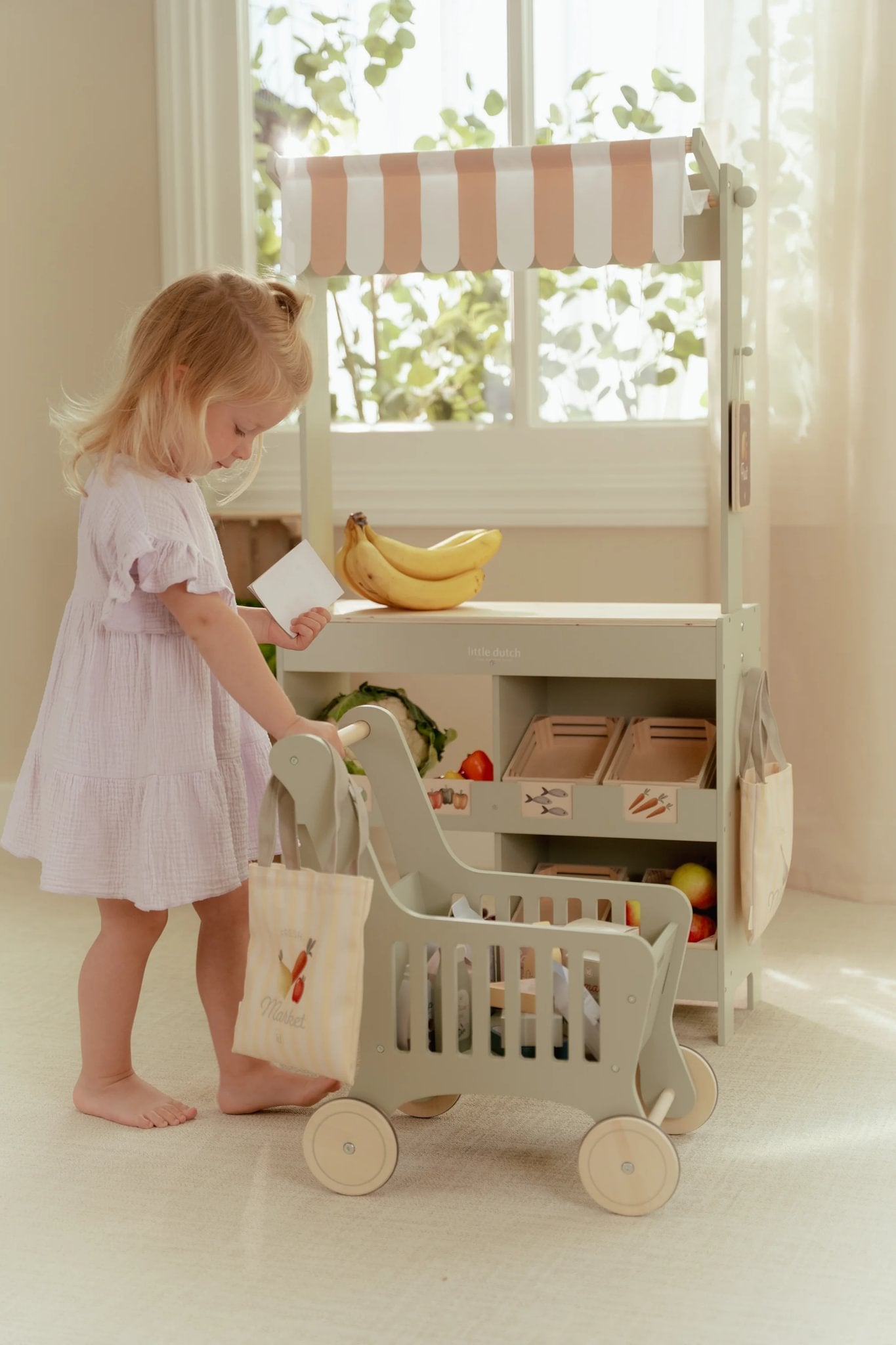 Little Dutch Shopping Cart & Accessories