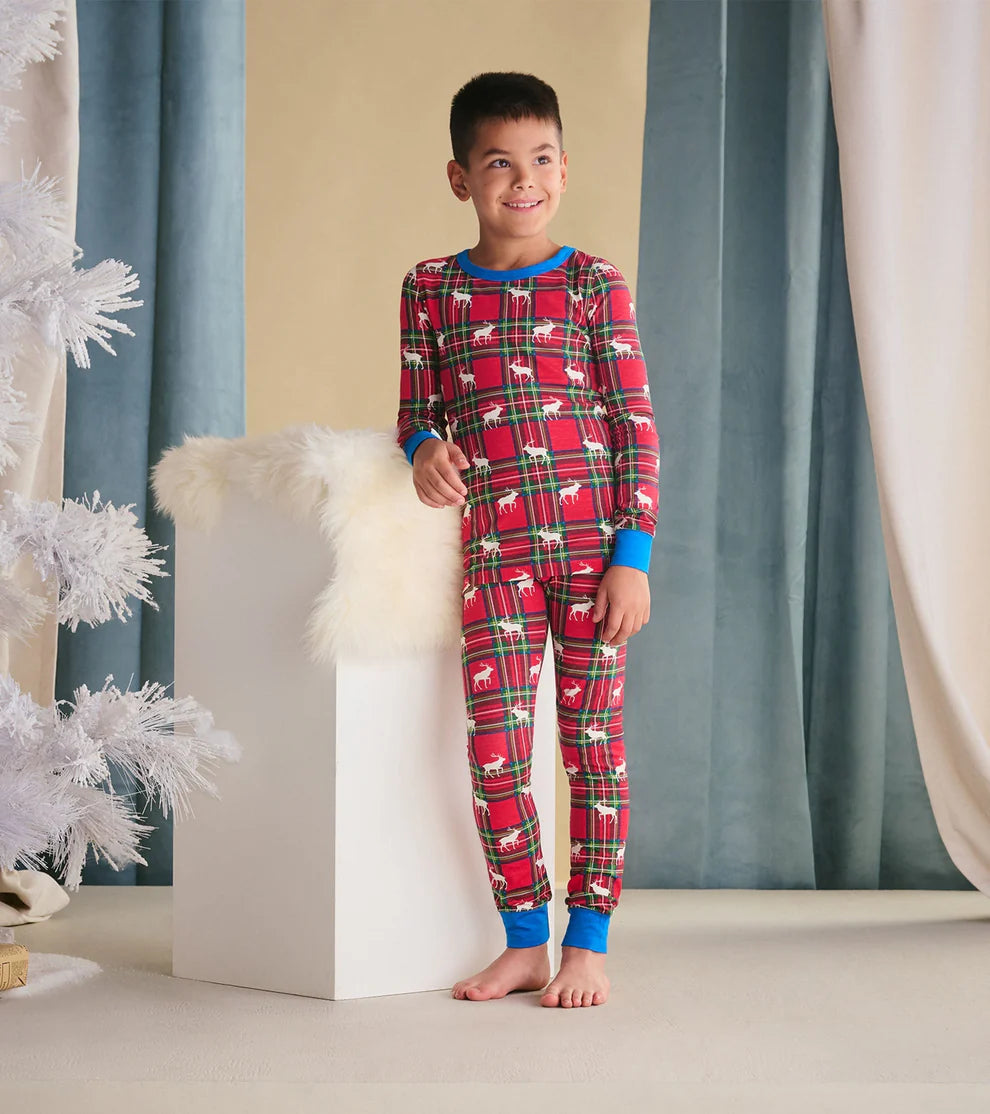 Hatley Elk Plaid Pyjama Set