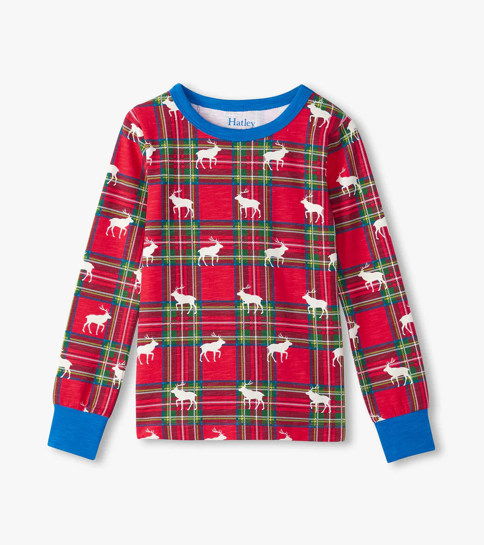 Hatley Elk Plaid Pyjama Set