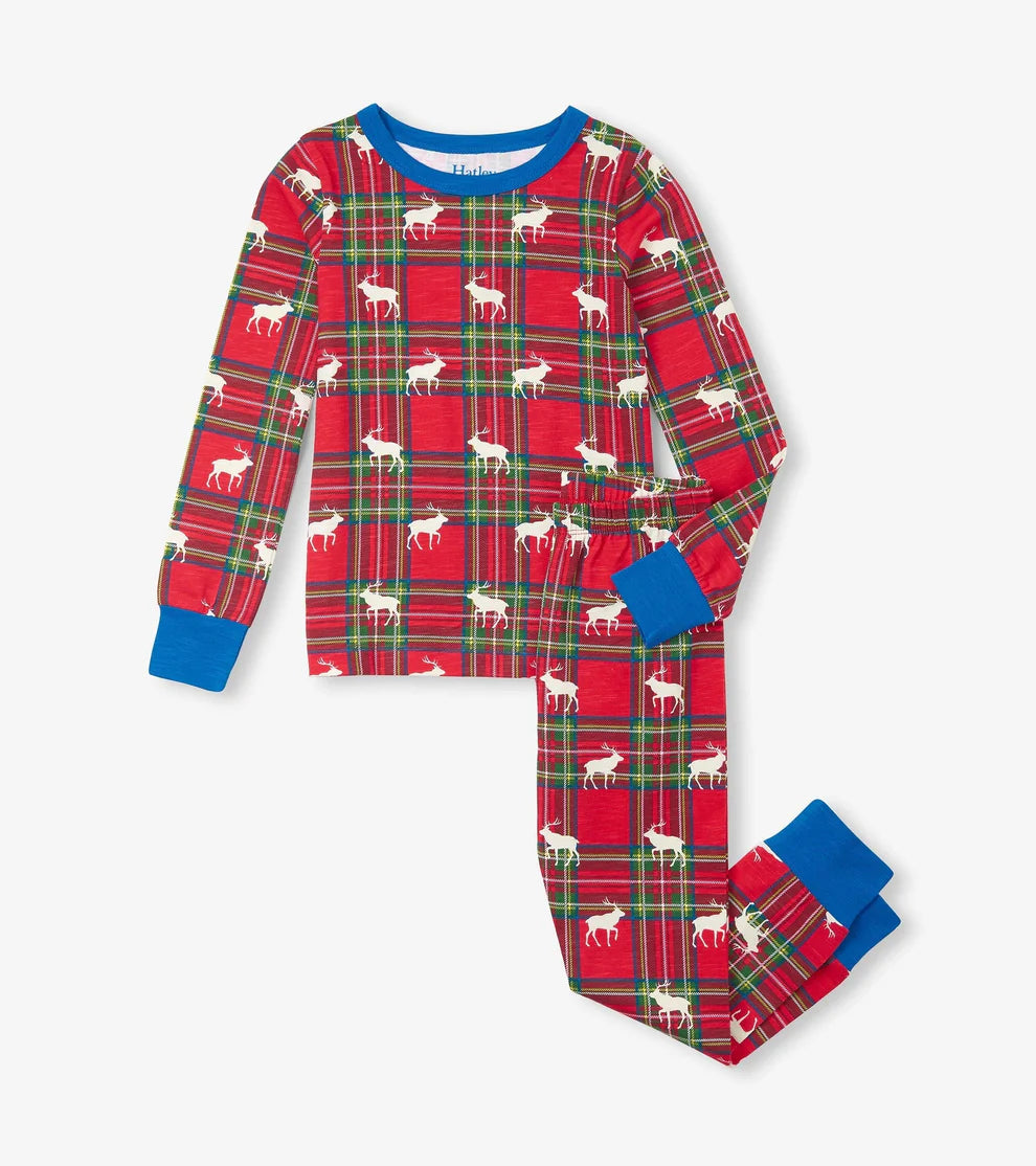 Hatley Elk Plaid Pyjama Set