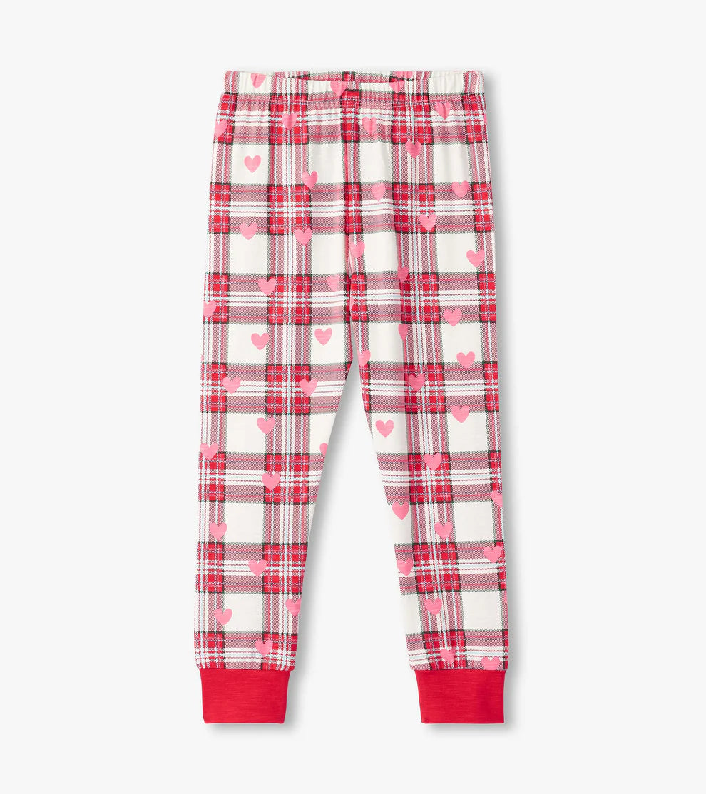 Hatley Hearts Plaid Pyjama Set