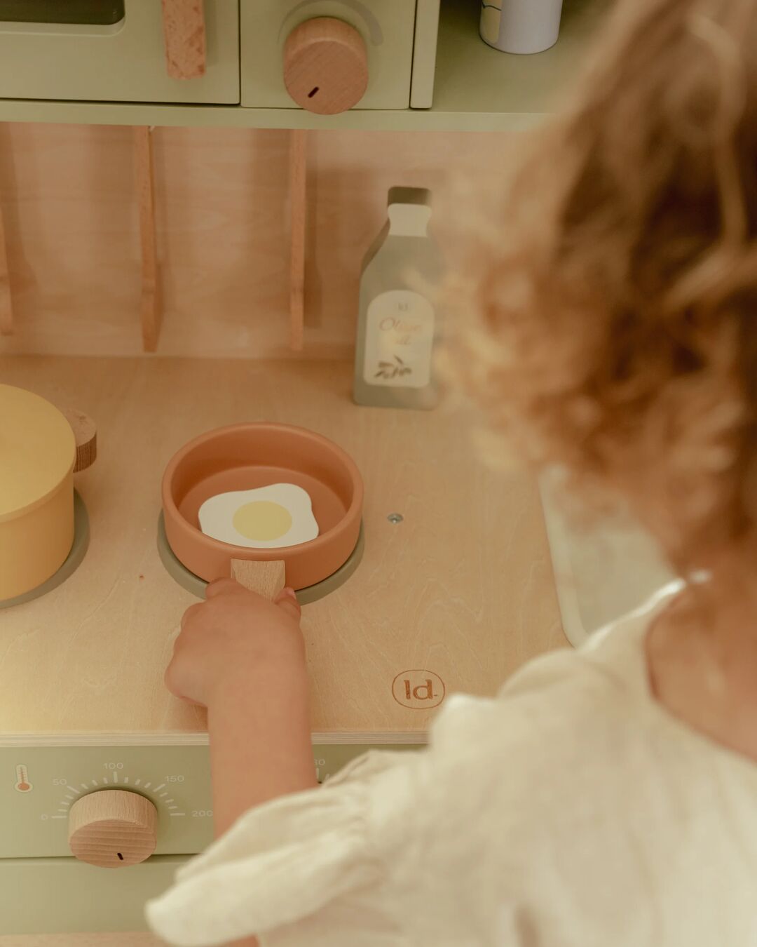 Little Dutch Wooden Play Kitchen Mint & Accessories