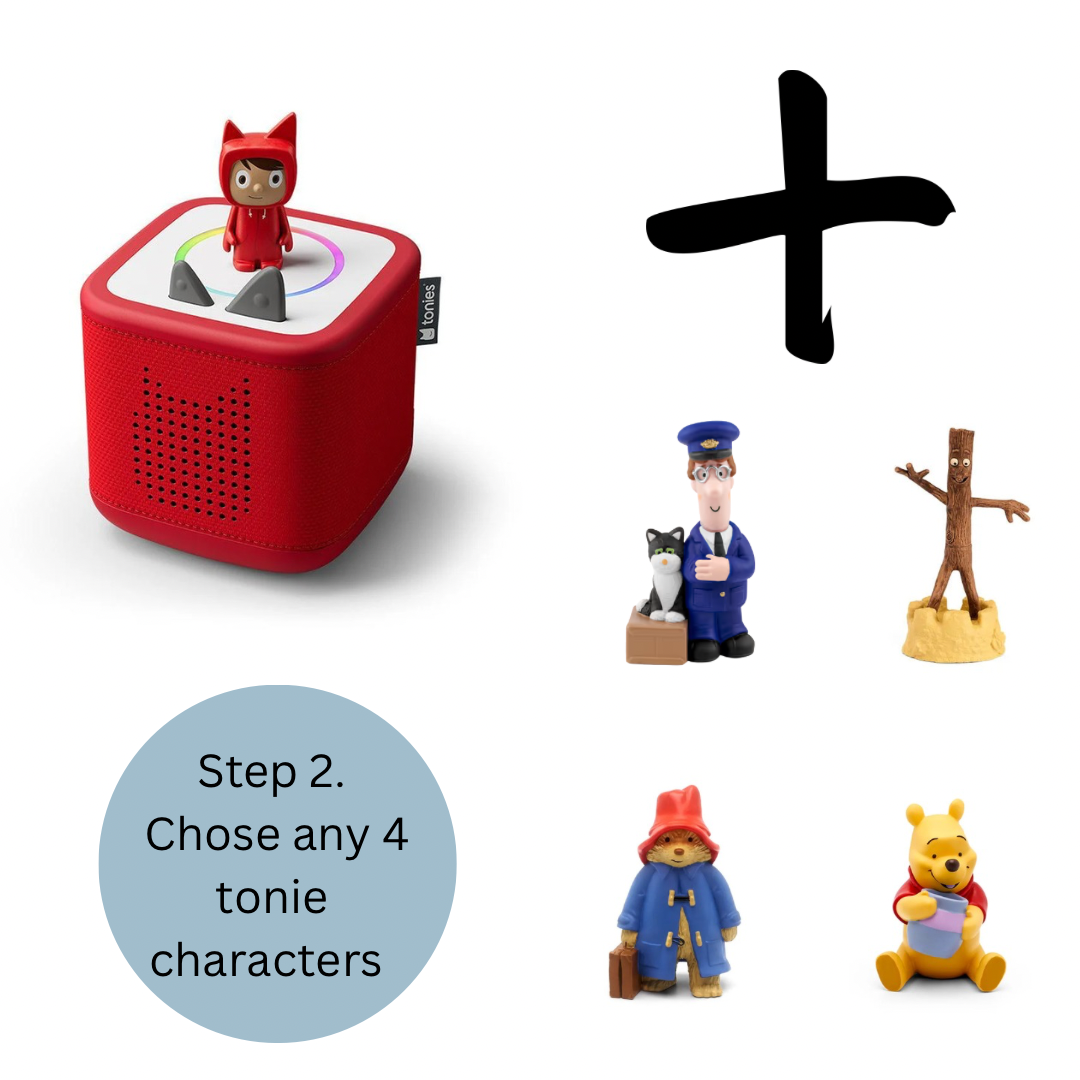 Tonies Toniebox Starter Set Bundle- Create Your Own (6pc)