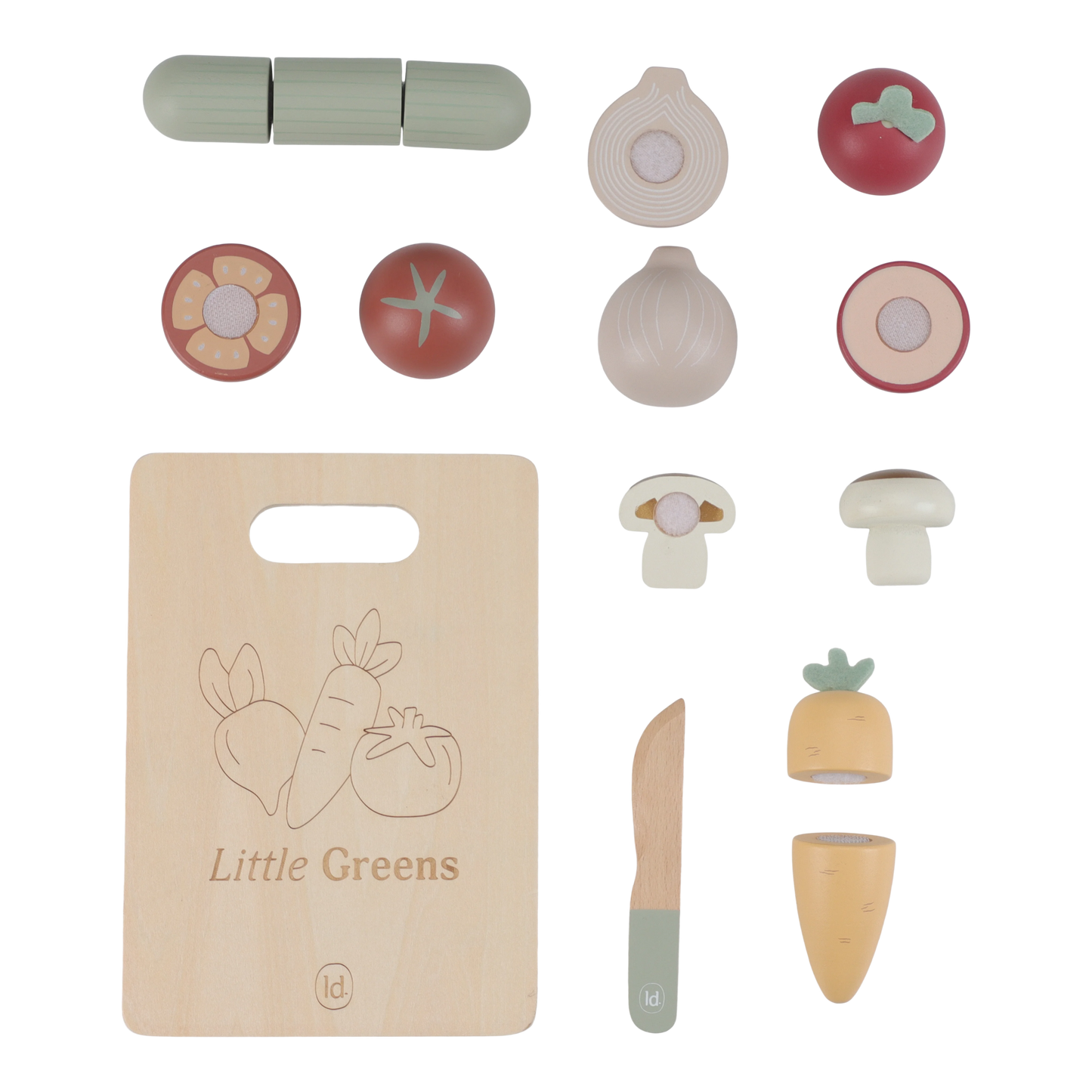 Little Dutch Wooden 3-Piece Mint Kitchen Bundle