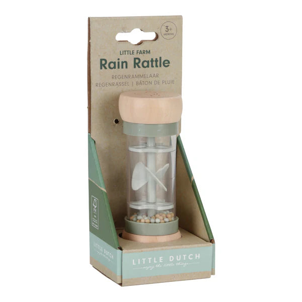Little Dutch Rain Rattle- Little Farm