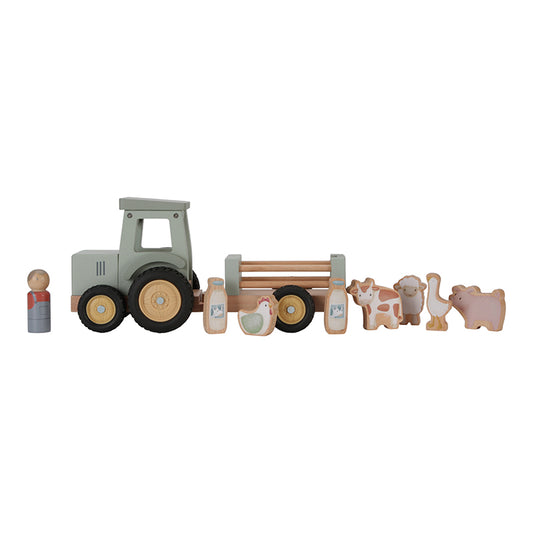 Little Dutch Tractor With Trailer- Little Farm