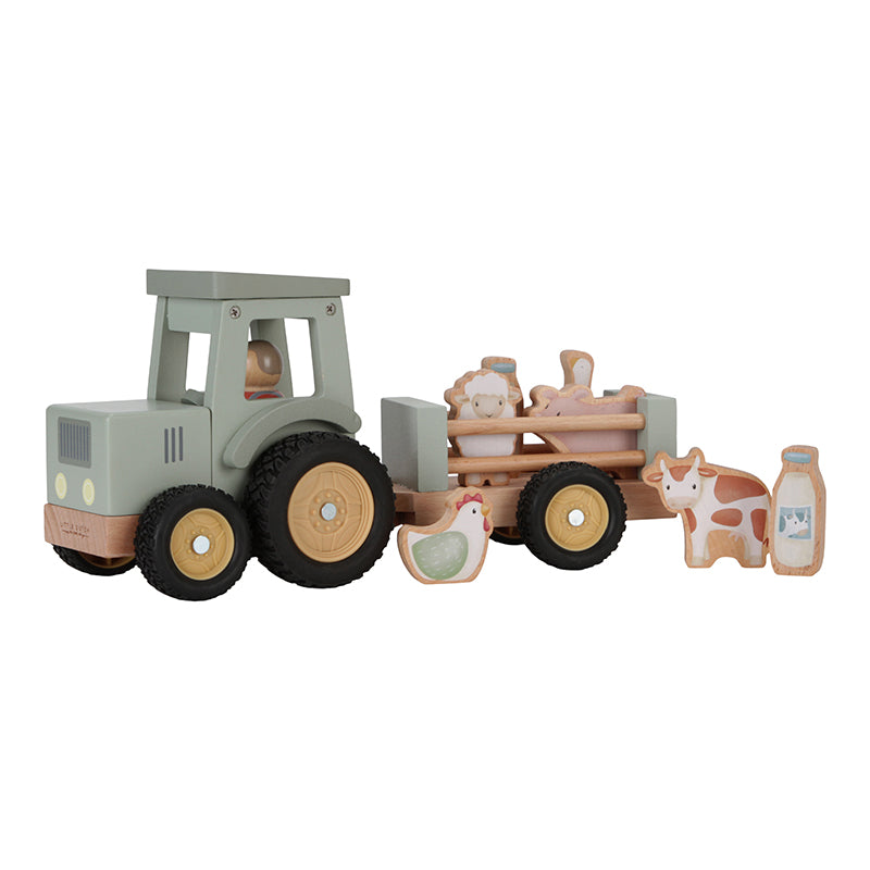 Little Dutch Tractor With Trailer- Little Farm