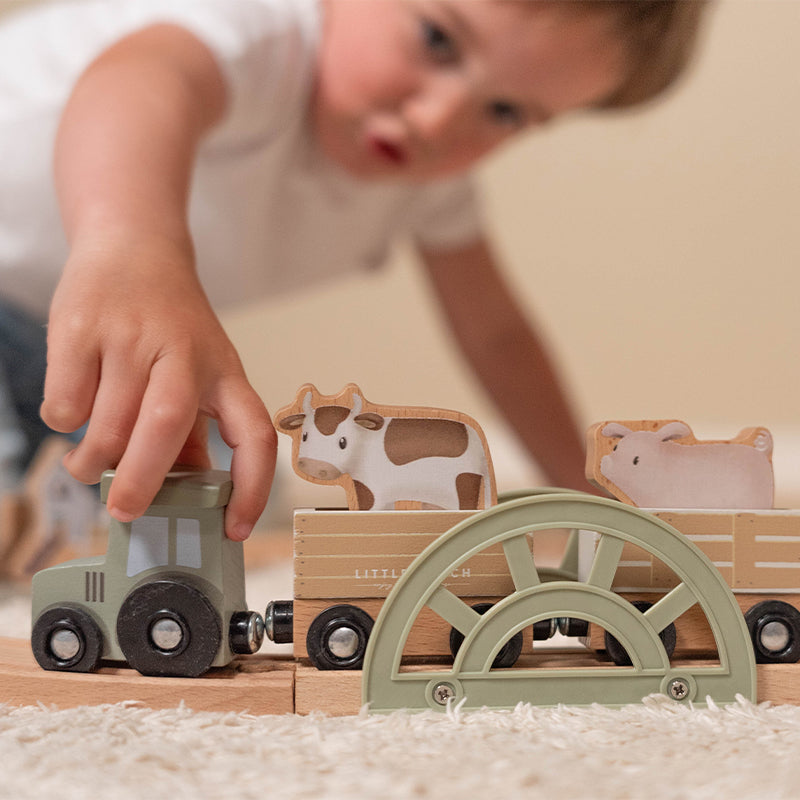 Little Dutch Wooden Train Track- Little Farm
