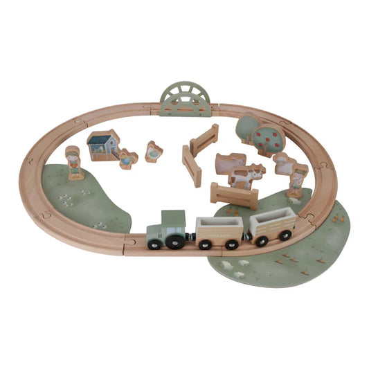 Little Dutch Wooden Train Track- Little Farm