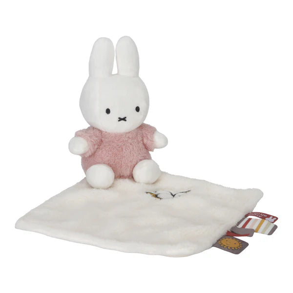 Miffy Cuddle Cloth Fluffy- Pink