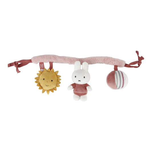 Miffy Car seat toy Fluffy Pink
