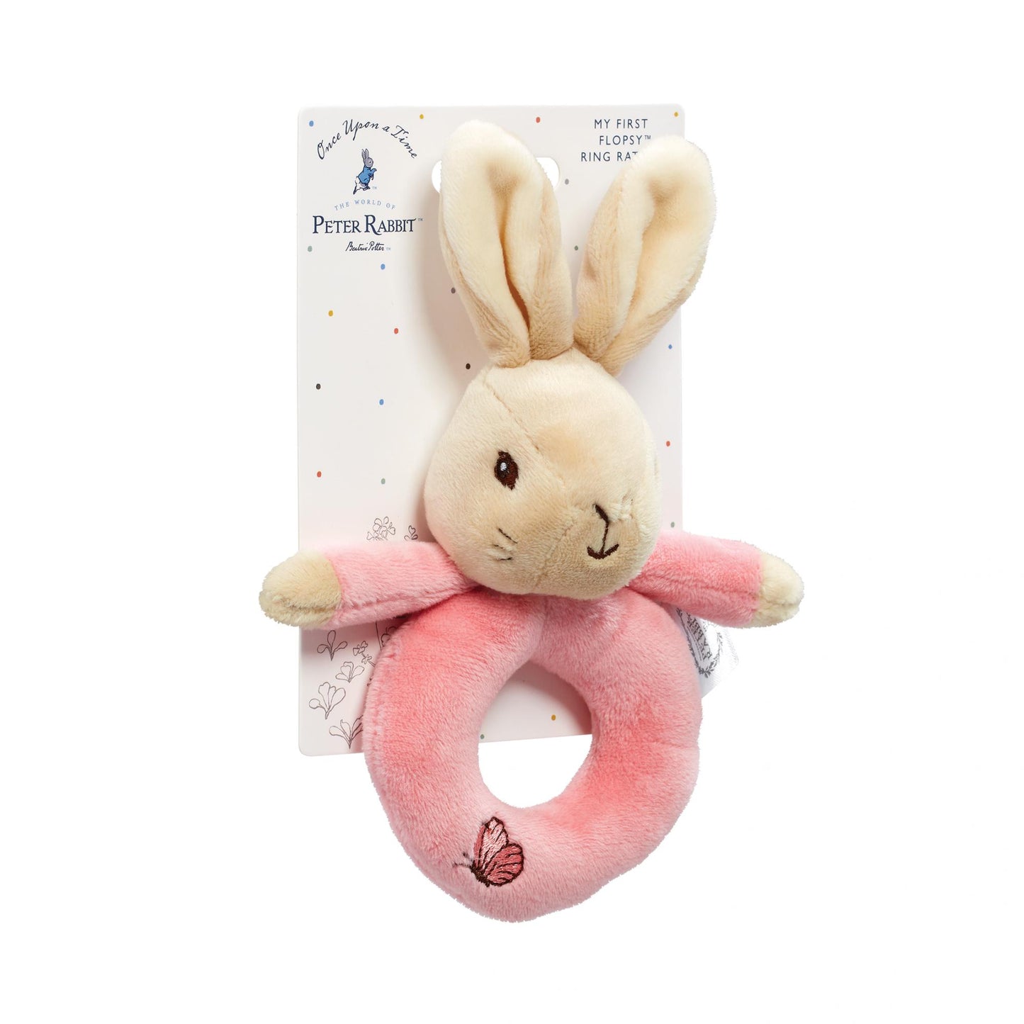 Rainbow Designs Peter Rabbit & Flopsy Bunny Ring Rattles