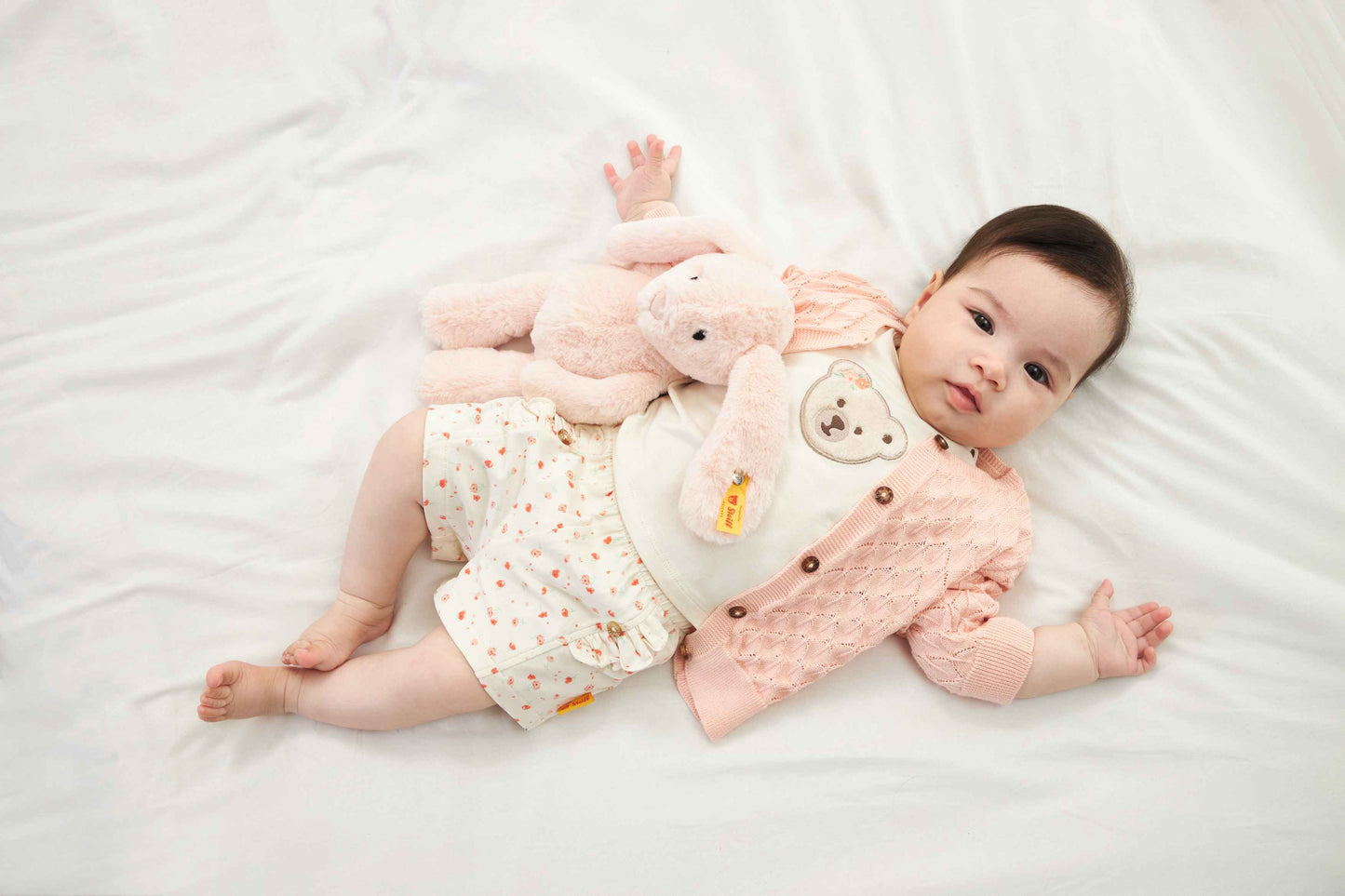 Steiff My First Rabbit Hoppie Pink 26cm