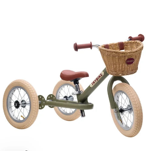 Trybike Handlebar Wicker Basket