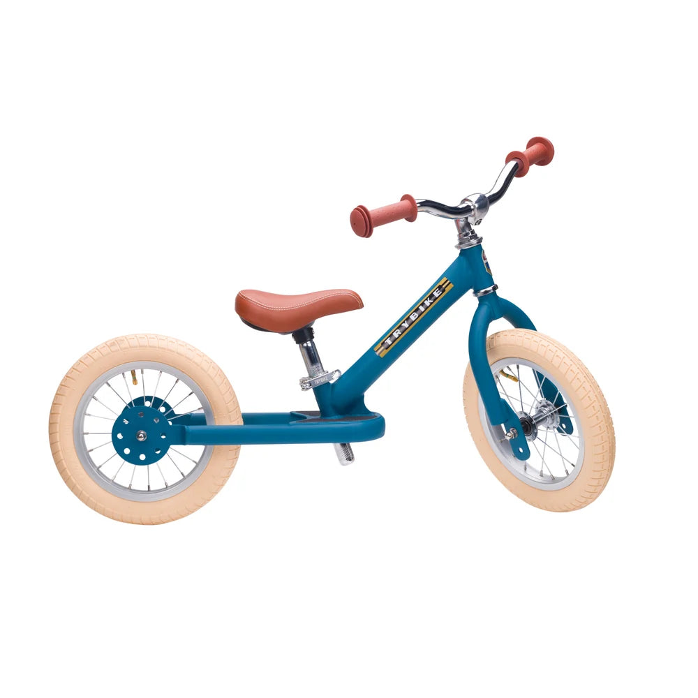 TryBike 2-in-1 Steel Balance Bike & Trike Blue