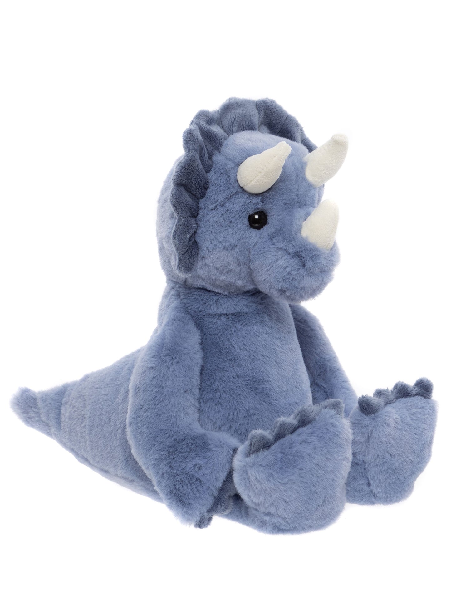 Charlie Bears Troy Triceratops Denim Blue