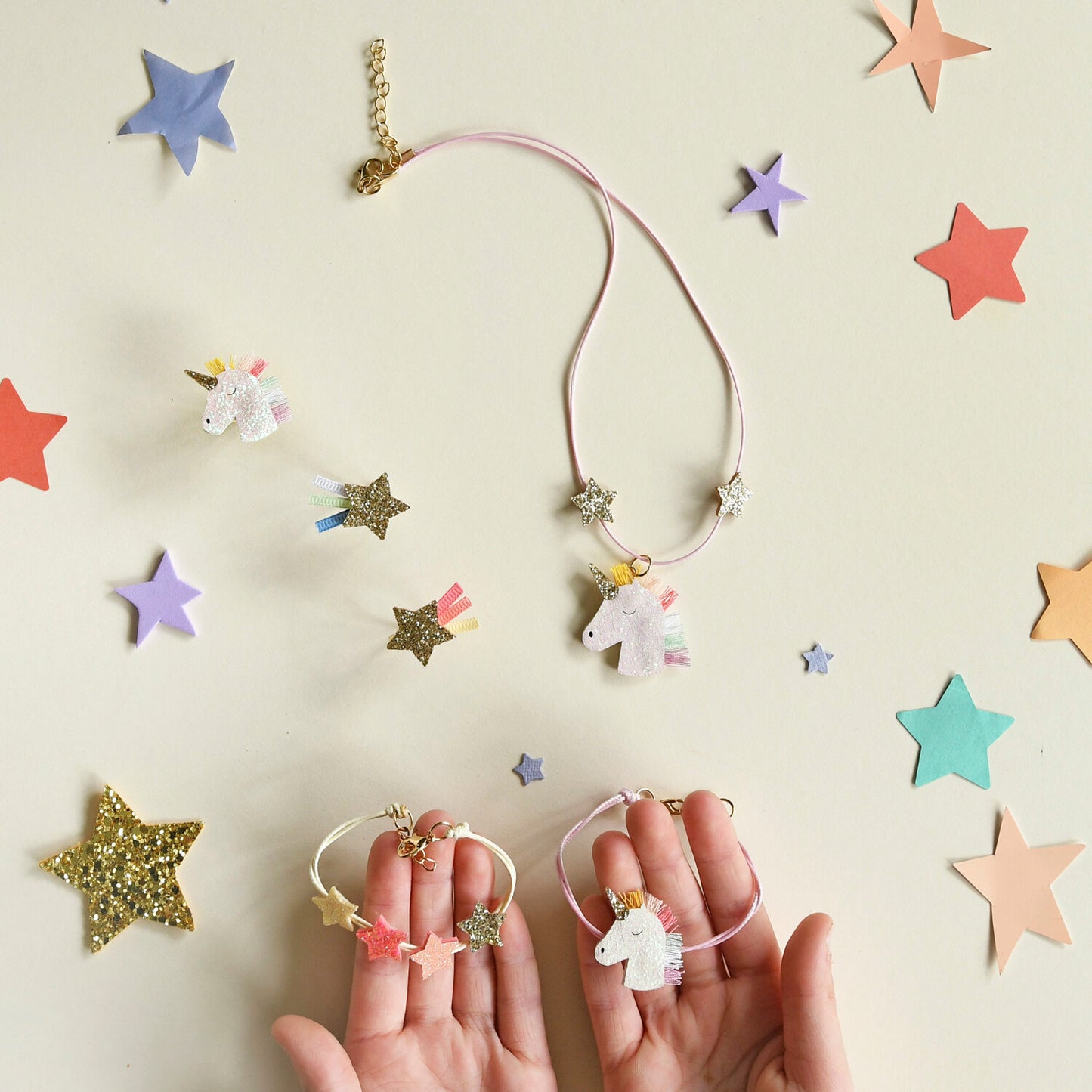 Rockahula Rainbow Unicorn Ring Set 3 pack