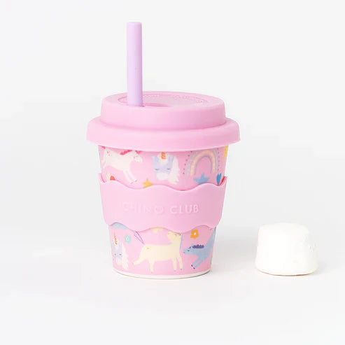 Chino Cup Pink Unicorn 8oz Chinocup (straw-included)