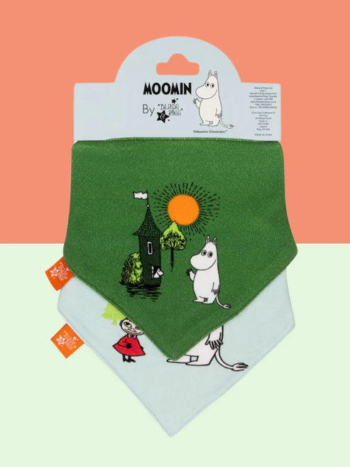 Blade & Rose Organic Moomin Free To Explore Pack of 2 Bibs