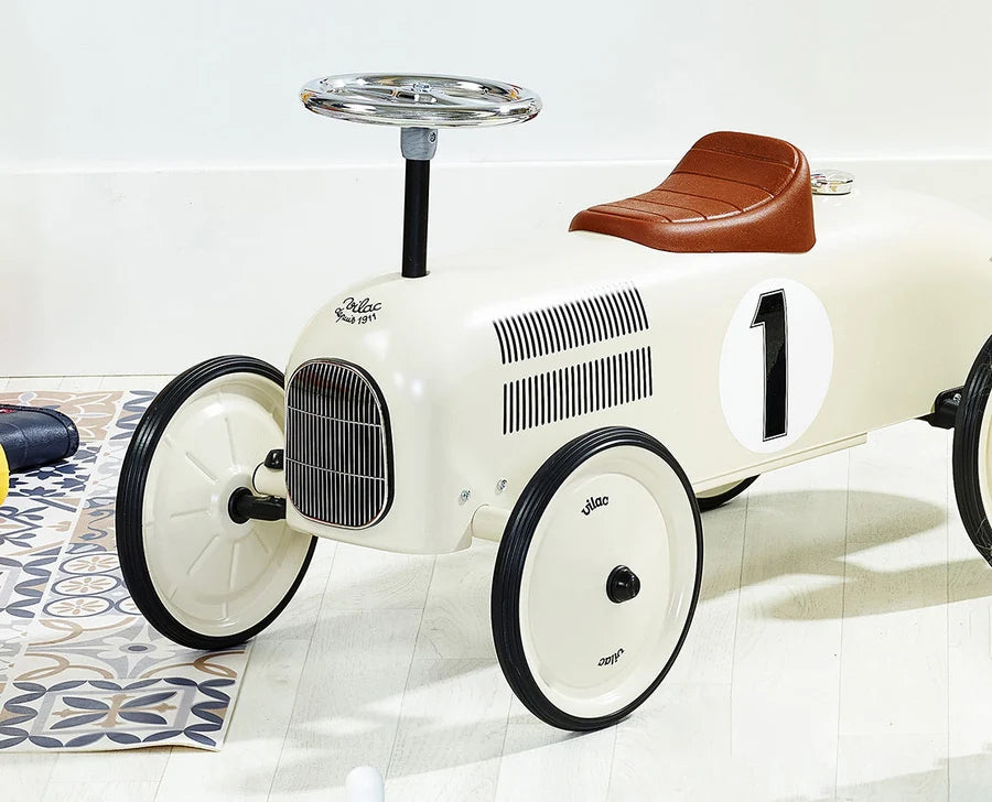 Vilac Vintage Ride-On Car Cream