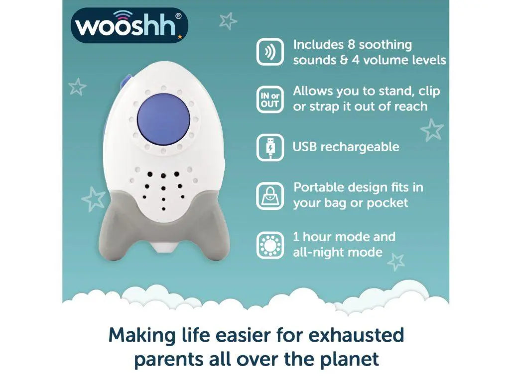 Rockit Wooshh- The Small But Mighty Sound Soother