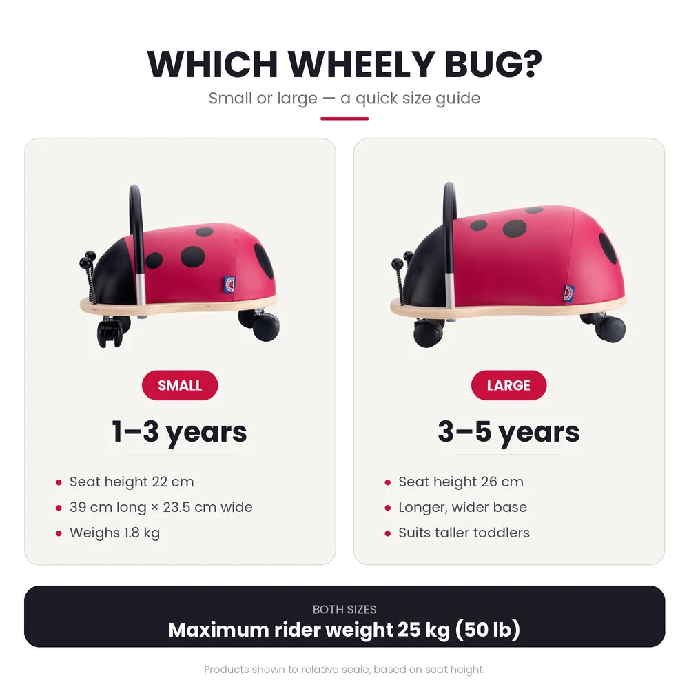 Wheelybug Ride-On Toys Ladybird