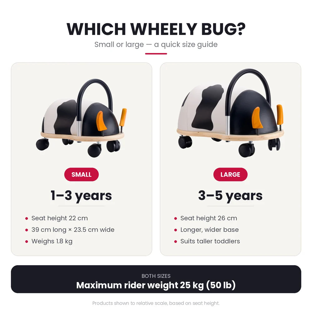 Wheelybug Ride-On Toys Cow