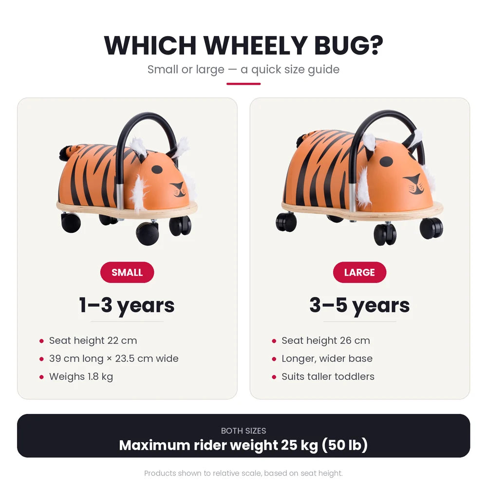 Wheelybug Ride-On Toys Tiger