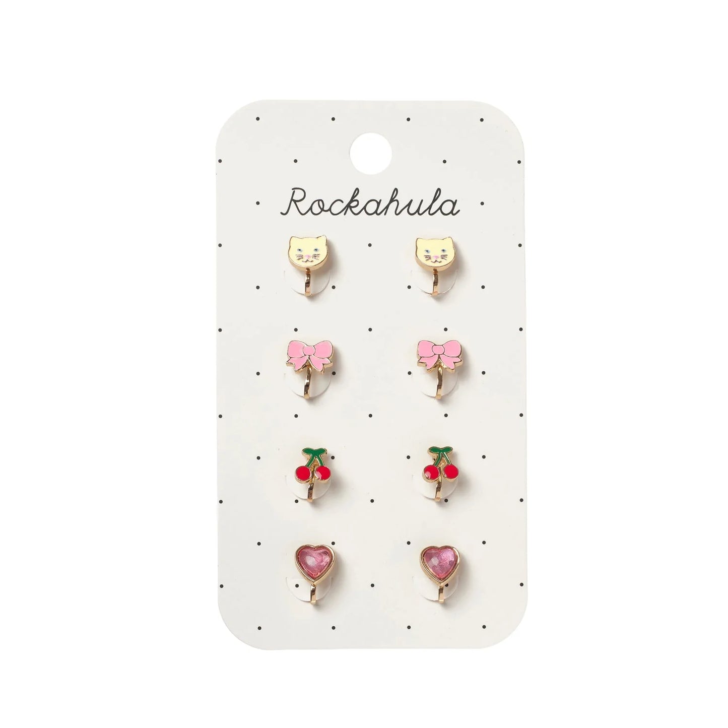 Rockahula Cute Kitten Clip-On Earrings- 4 pack