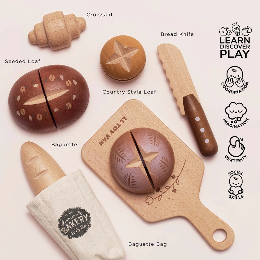 Le Toy Van Artisan Bread & Knife Set