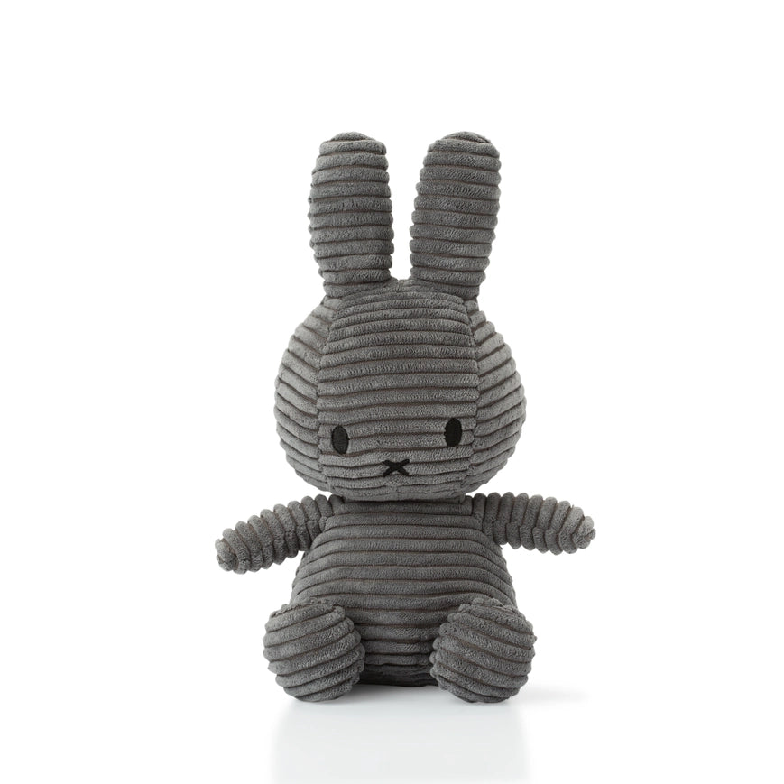 Miffy Corduroy Eco Grey 23cm