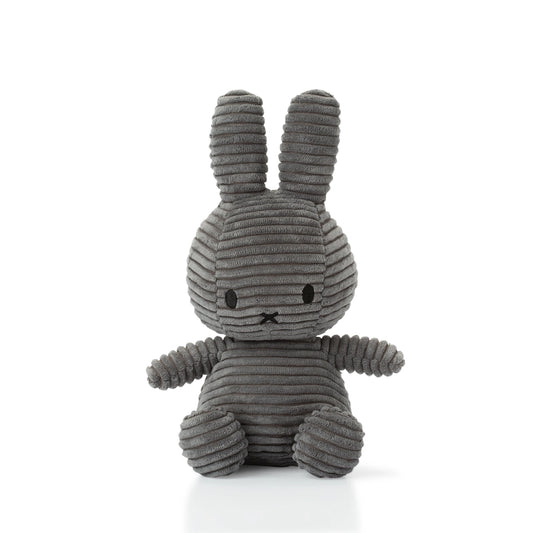Miffy Corduroy Eco Grey 23cm