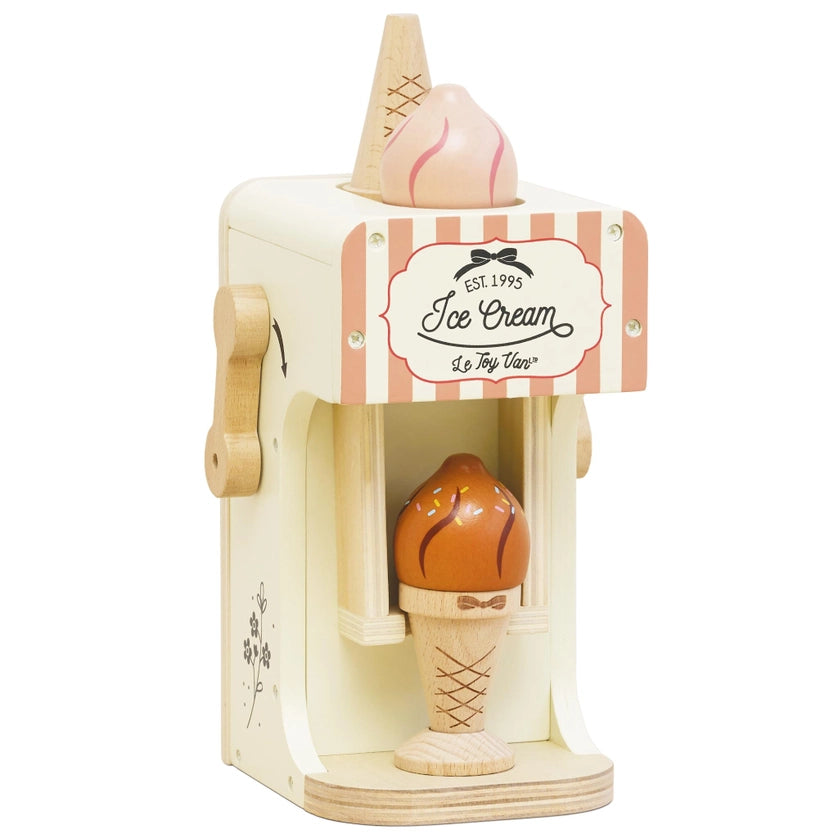 Le Toy Van Wooden Ice Cream Machine & Play Food Cones