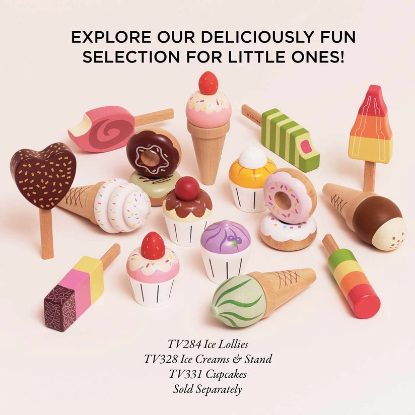 Le Toy Van Wooden Doughnuts Play Food Set