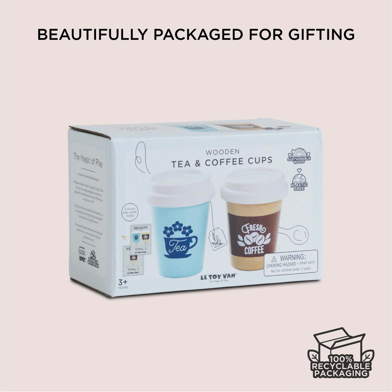 Le Toy Van- Tea & Coffee Eco Reusable Cups