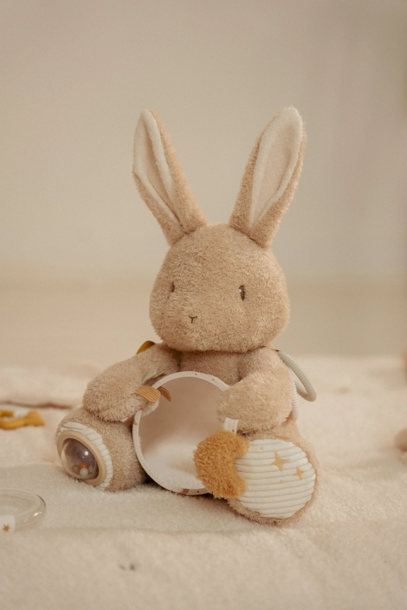 Little Dutch Activity Cuddle Toy Baby Bunny