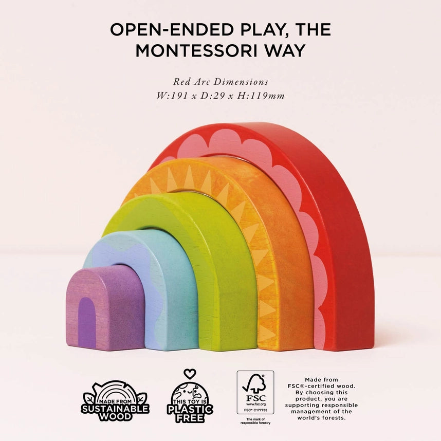 Le Toy Van Rainbow Tunnel Toy