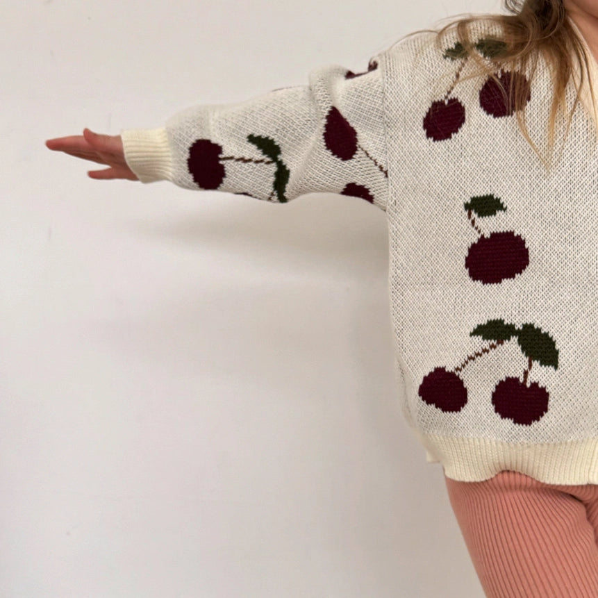 Hunter & Rose Cherry Cardigan