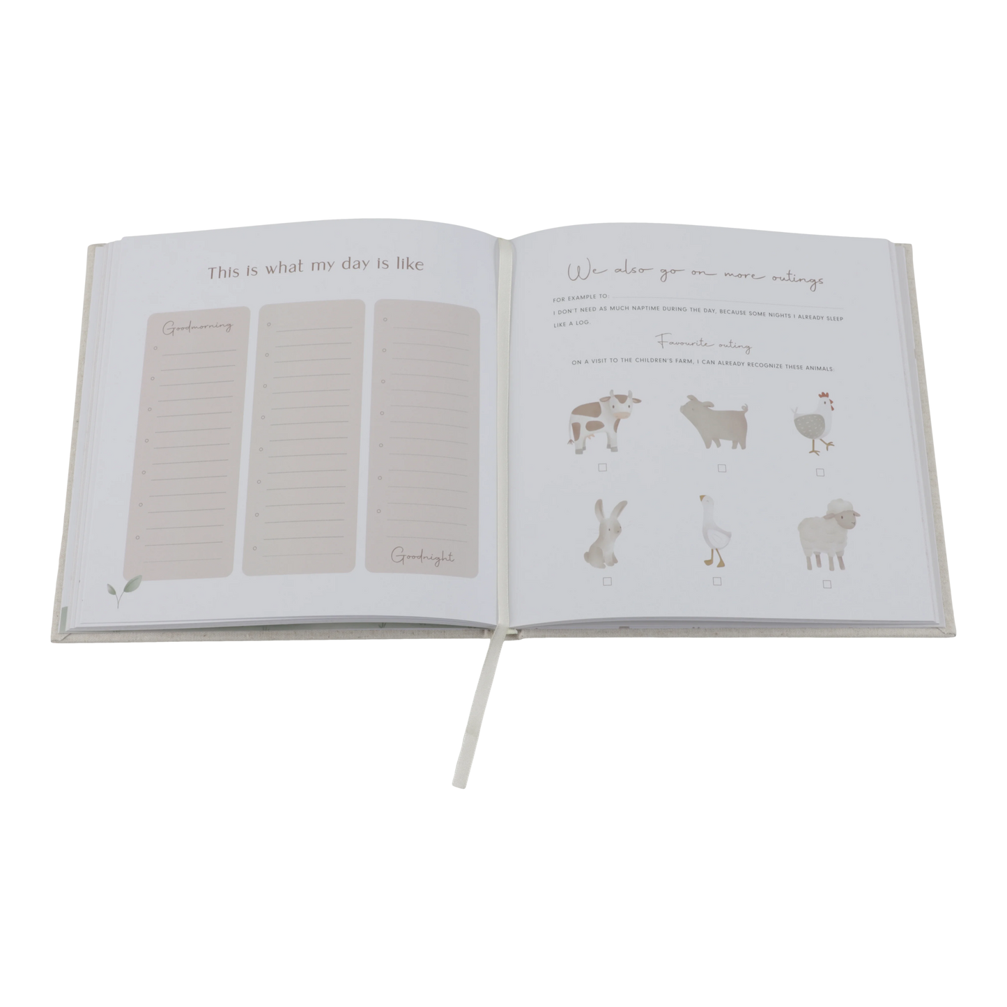 Little Dutch Baby first year book - Baby Bunny