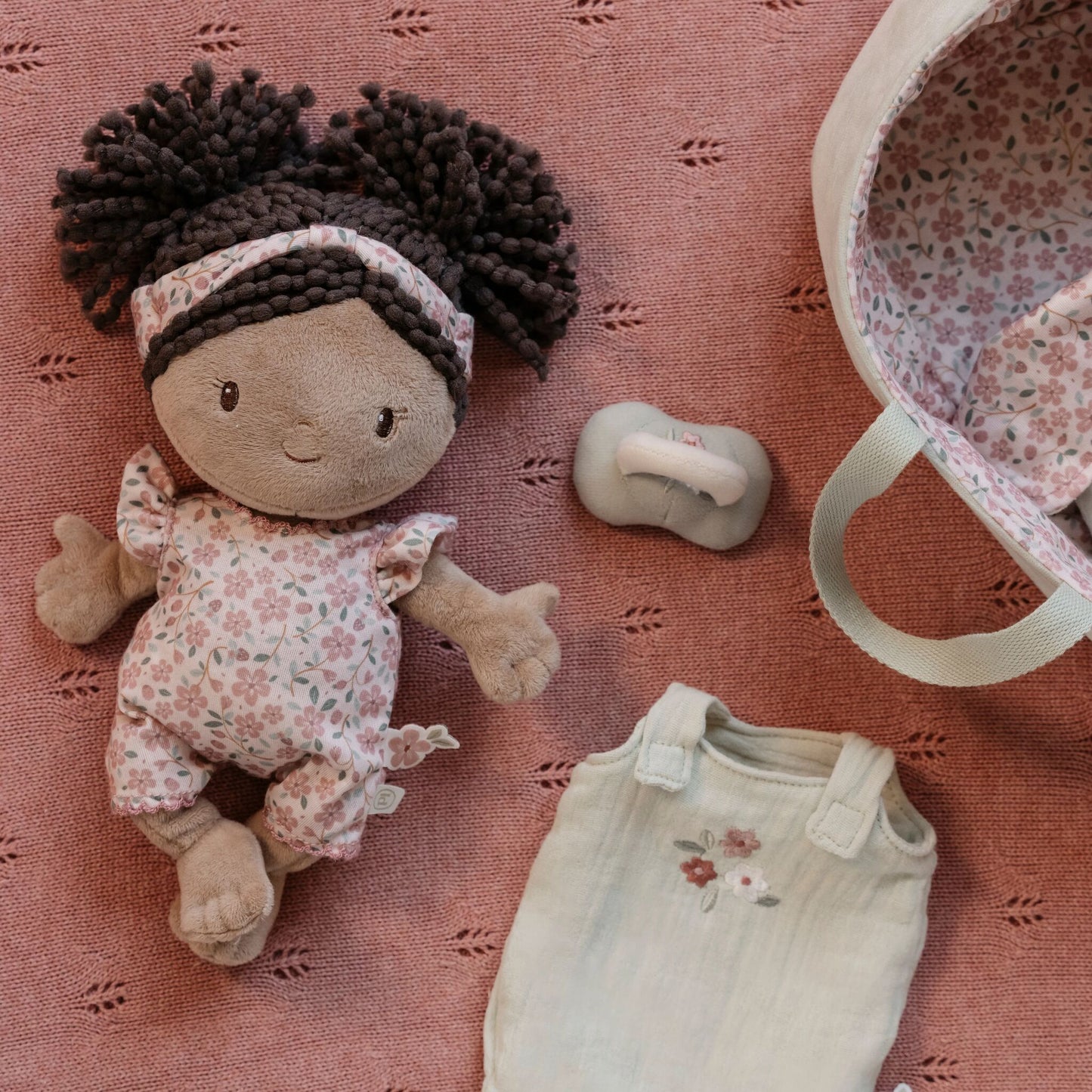 Little Dutch Baby Doll in Basket- Evi