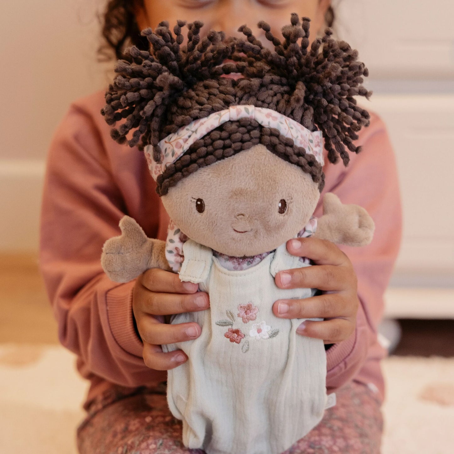 Little Dutch Baby Doll in Basket- Evi