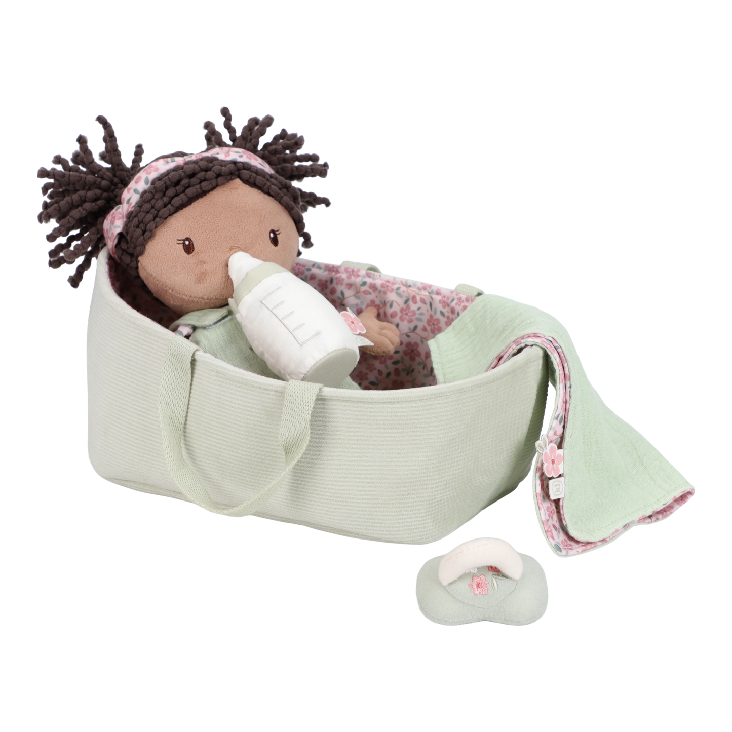 Little Dutch Baby Doll in Basket- Evi