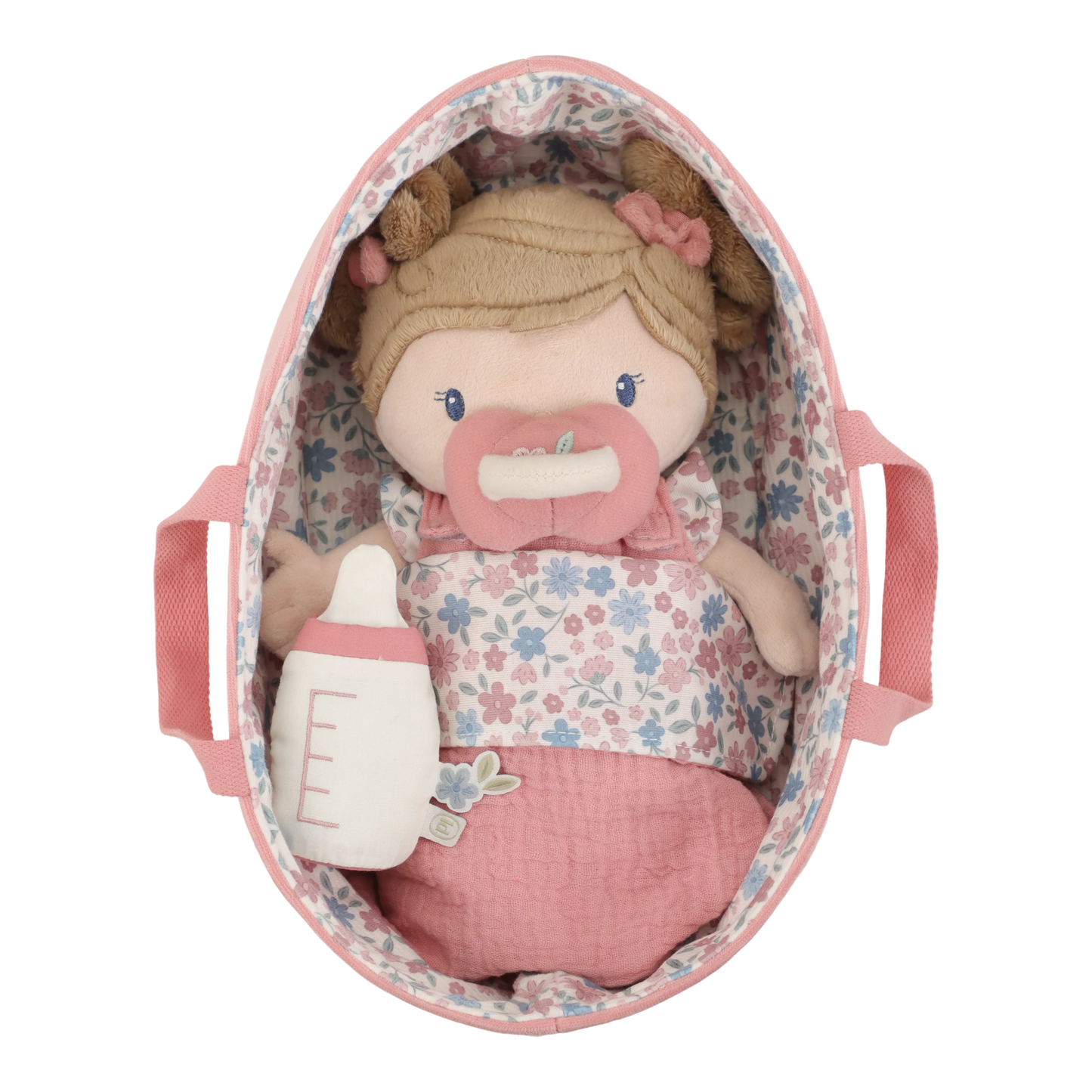 Little Dutch Baby Doll Rosa In Basket