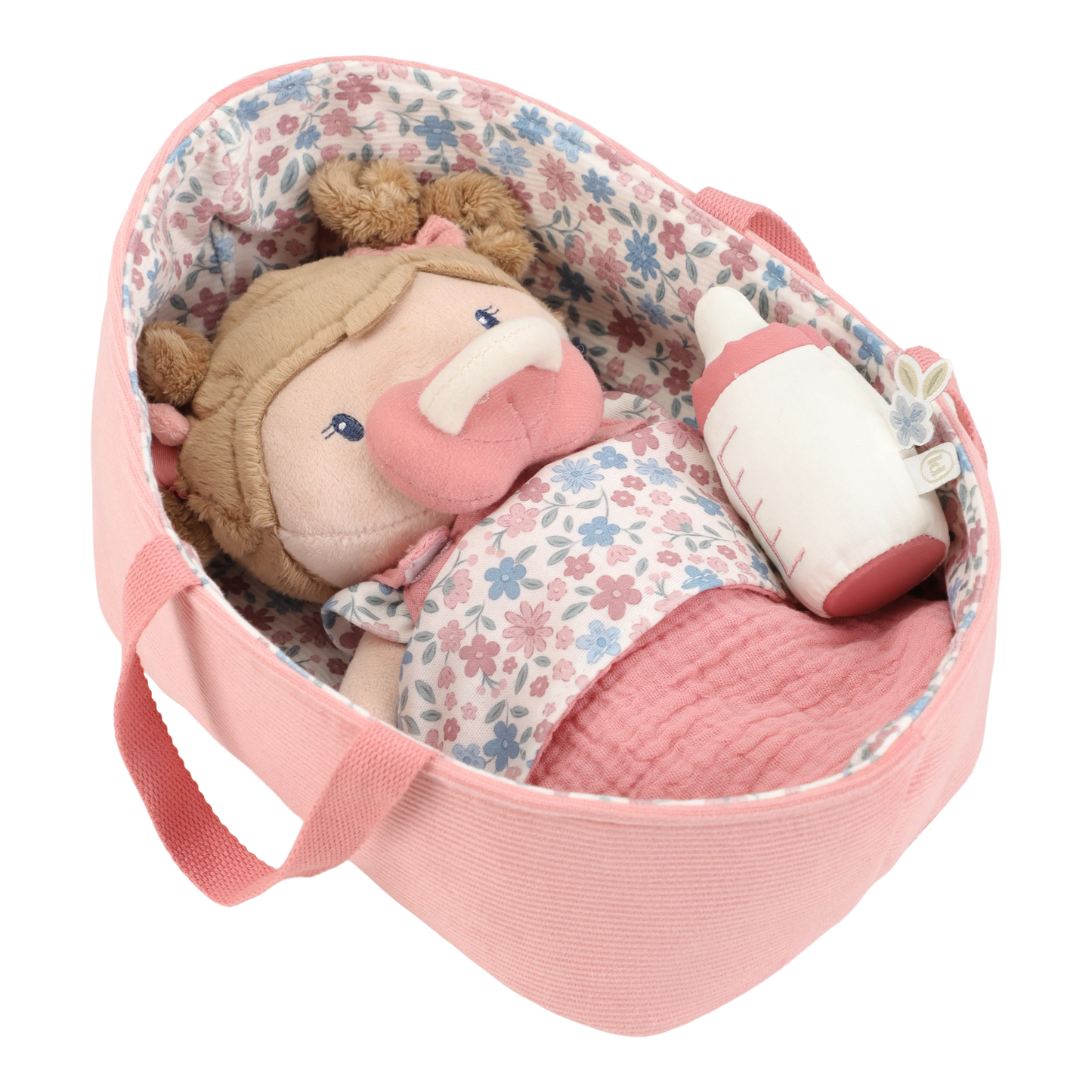 Little Dutch Baby Doll Rosa In Basket