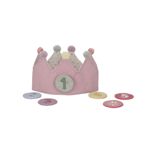 Little Dutch Birthday Crown With Numbers- Pink