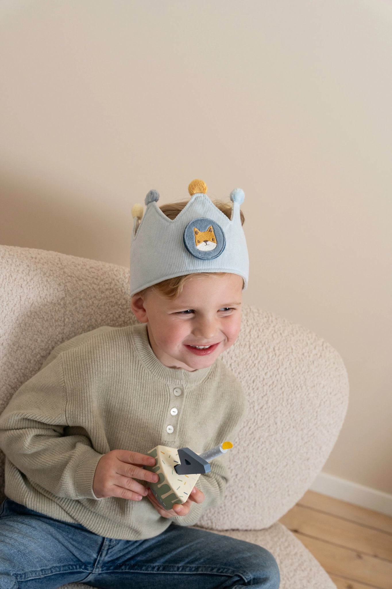 Little Dutch Birthday Crown- Blue